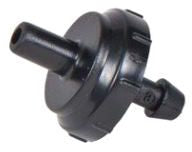 DIG PC Drip Emitter 1 GPH Pressure compnesting online button dripper, Black