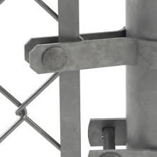 Metal bracket on a white background