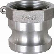 1-1/2 inch Aluminum cam lock, with male coupler and female npt threading.