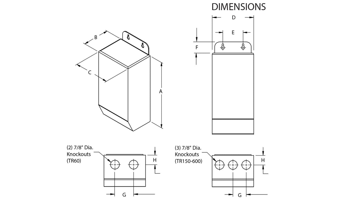 BK TR-150, 12V Magnetic Transformer