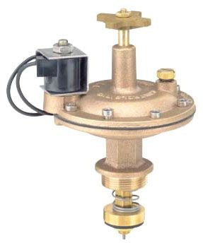 Superior 3/4" Automatic Electric Adaptor,Flow Control,Slow Closing,24VAC Solenoid, Red Brass