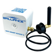 WiFi smart socket 3 with Brilliance branding on a white background