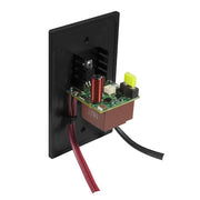 Electrical component with wires and circuit board on a white background