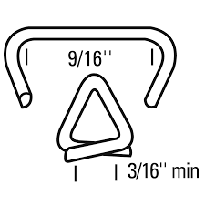 HOGRING9X1-9/16, Chain Link Hog Ring 9 Gage 1-9/16, 25LBS per box