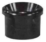 DIG- 15-013, 1/2 PVC compression adapter .700" OD, Black
