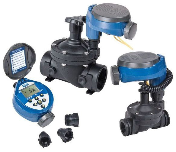 DIG Single Station Battery Controller With 3 Valve Adapters, for Rain Bird, Hunter & Irritrol / With