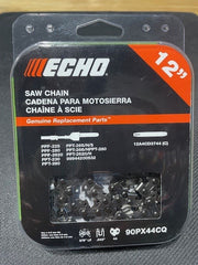 Package of Echo saw chain on a gray background