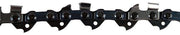Close-up of a black Echo 12 inch Microlite Chain for replacement pole pruner, showing details of the links and the low kickback design.