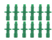  Drip Emitter 12-Outlet Manifolds Accessory, Converter barb, Green 2.2 GPH