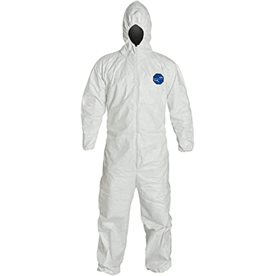 DuPont S-11495B-X, Tyvek coveral with hood bulk pack XL