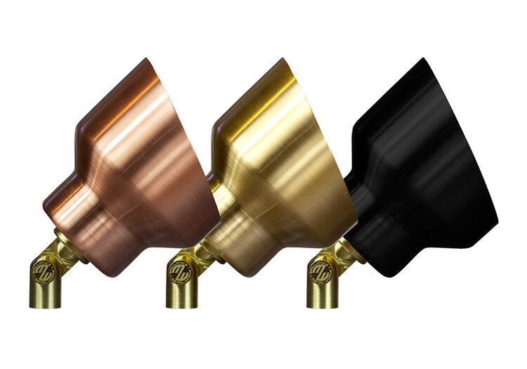 Brilliance GRAND-CANYON-DL-PAR36-BR-BLK-NL, Grand Canyon Directional Light Brass + Black Cerakote w/PAR36 Gimbal NL, No Lamp, W/Stake