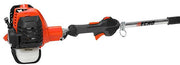 Orange and black Echo string trimmer on a white background