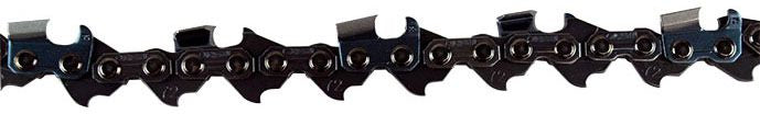 Echo 28-inch chainsaw saw chain with a round ground professional sequence, showing the teeth and links.