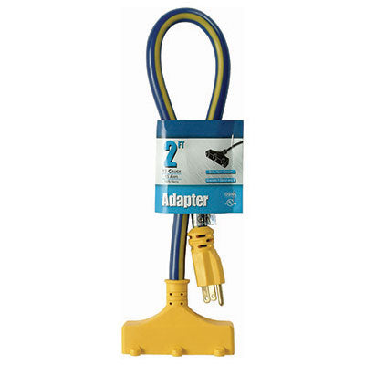 Christy- A8312002, SJTW-A Twist To U-Ground Triple Tap Adapter