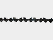 Echo 28 inch chainsaw chain with 0.58 inch gauge, displaying the sharp teeth and link chain design.