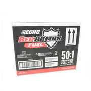 Box of Echo Red Armor Fuel with 50:1 ratio on a white background