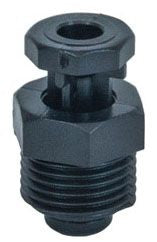 DIG 1/2 MNPT air vacuum relief valve, Black