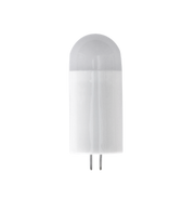 A white, cylindrical LED flood or spot light with a pin base, likely designed for landscape lighting.