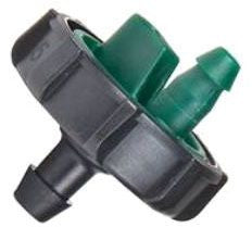 DIG Drip Emitter With Barbed Inlet 2 GPH Button Dripper, Green