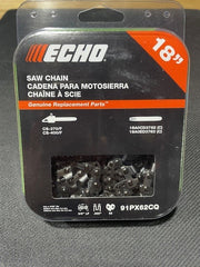 Packaged Echo saw chain on a gray surface