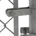 Metal bracket on a white background