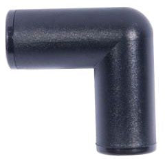 DIG 1/2" Elbow .700" OD, Black