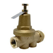  1" Lead Free Pressure Reducing Valve w/ SS adjustment nut and brass bonnet female NPT x (CxC solder union)