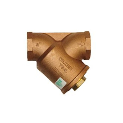 Wilkins 112-YBXLP, 1-1/2" Bronze Body Y Type Strainer W/Plug , FNPT Connections, 20 Mesh, Lead Free Bronze
