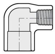 3/4"X1/2" PVC RED 90 ELL SOCXFPT SCH40- Import