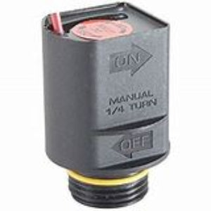 Mechanical switch with 'ON' and 'OFF' labels on a white background