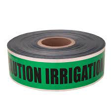 Christy-TA-DT-6-GIRR, 6"X1000' Detectable Green Irrigation Line Marking Tape/1 Roll
