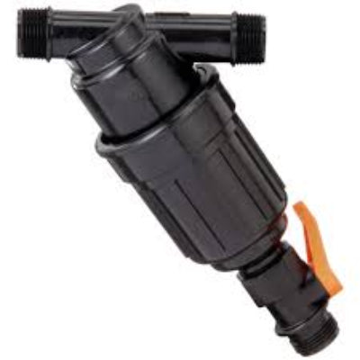 Amiad- 010000-000010, 3/4" Y Strainer Housing, NPT, 6 3/8" Length, Acetal, 150 PSI, 130 Micron Red Disc Elelement