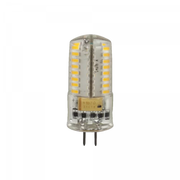 LED light bulb on a white background