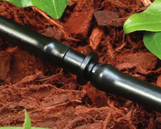 NDS- C 250, Insert Connector 1/4" Barb X 1/4" Barb, Black / EA