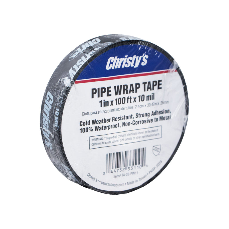 Roll of pipe wrap tape with a brand label on a white background