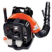 Backpack leaf blower with visible brand logo on a white background