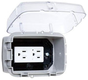 OUTLETVCVR1, GFCI Outlet In-Use Cover Single Gang W/Inserts