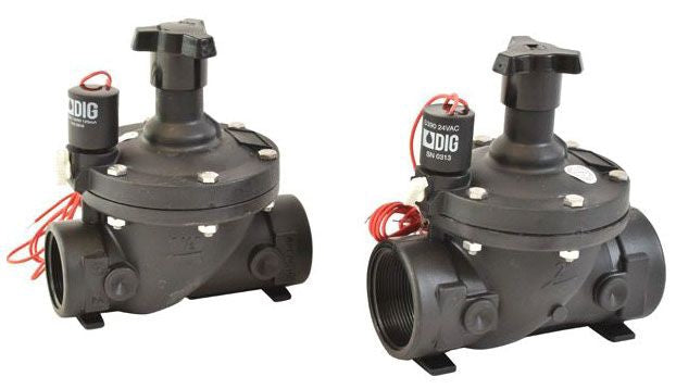DIG 2 24 VAC inline globe valve with flow control