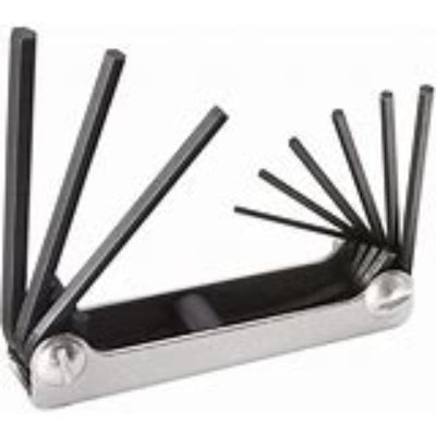 Christy, 20911, 9 Key, Folding Hex Keys Set, 3-1/2"