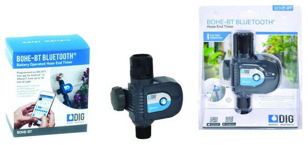 Dig Portable Timer Valve DIG 3/4 Bluetooth hose end timer with AA batteries — Zero Point Sales