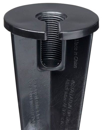 AMP- VAC-STK2-10-PBK, The Hammer 10" Large Groove Ground Stake