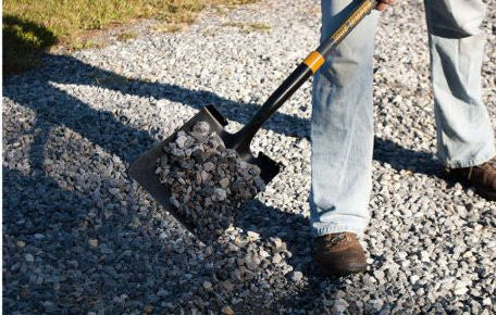 Christy LH-SSP-F, Square Point Shovel, Fiberglass Handle