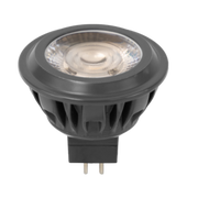 LED light bulb on a white background