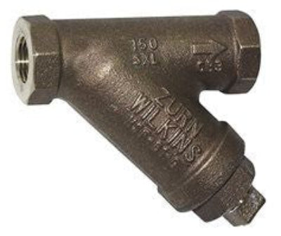 Wilkins 112-SXL, 1-1/2" Cast Bronze Y Type Strainer, FNPT x FNPT, 20 Mesh, 6 5/16 in Length, Lead Free Bronze