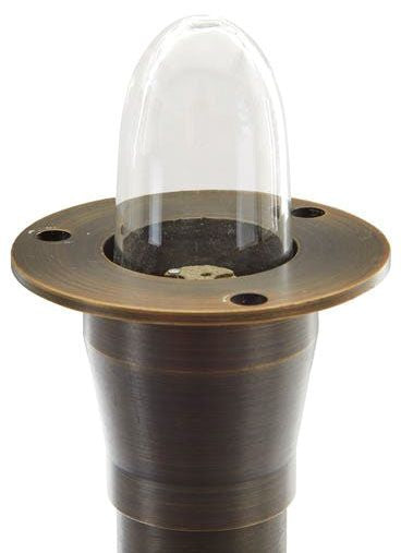 AMP- PolynesianPro Torch Light (Lamp Ready) Brass With Bronze Finish, Hat Only