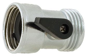 Aqualine HSOZ 3/4" zinc hose shut-off