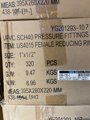 PVC REDUCING BUSH SPIGOTXFPT SCH40