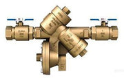 A bronze-colored cast iron backflow preventer with 2-inch FNPT end connections and a central wye pattern assembly.