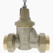 1-1/2" Double Union Pressure Reducing Valve w/SSNB, Brass Bonnet