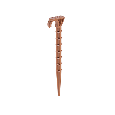 DIG 1/4, 6 heavy duty stake, Brown